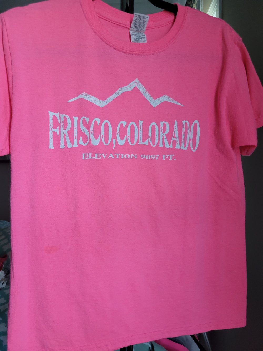 Frisco, Colorado Pink Graphic Tee